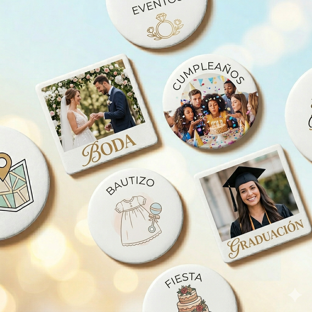Imanes personalizados para eventos especiales
