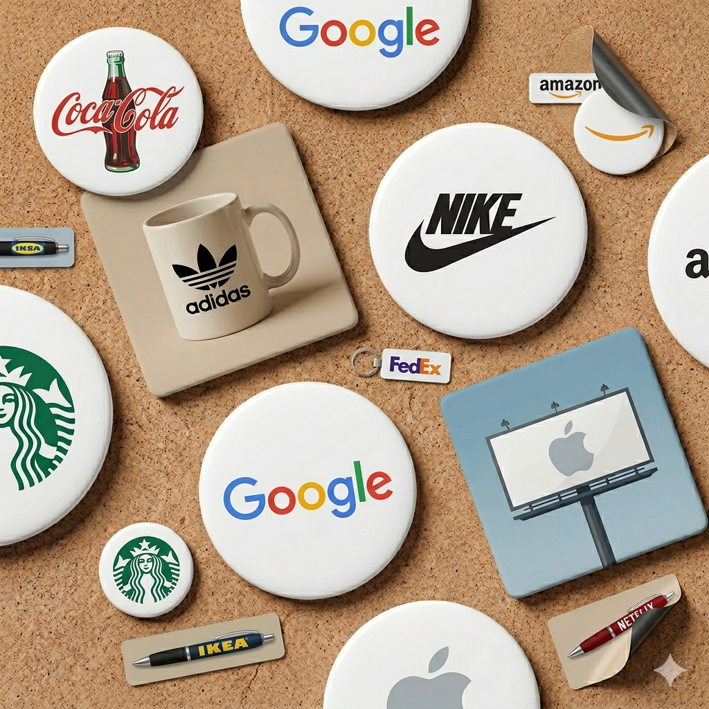 Imanes para logos y publicidad